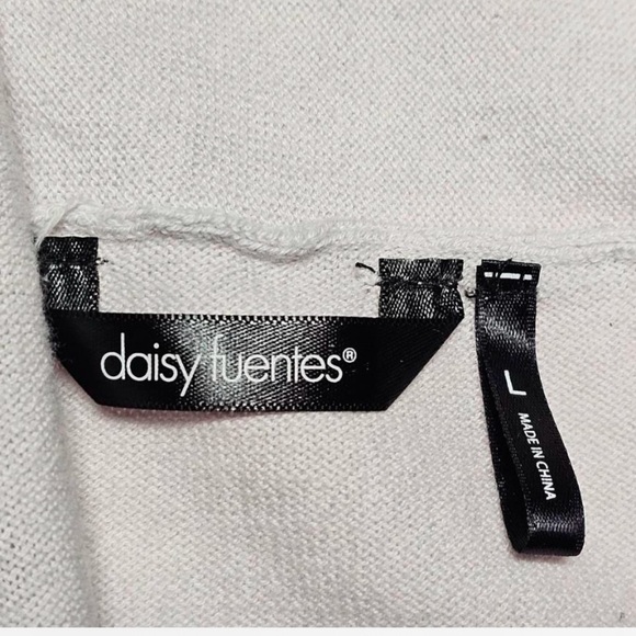 Daisy Fuentes Tie-dye wrap cardigan, size L - Picture 4 of 5